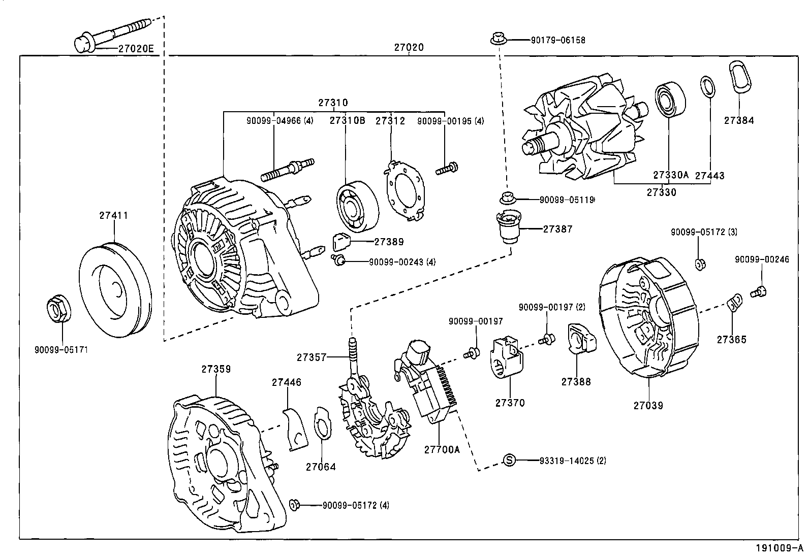  AVENSIS |  ALTERNATOR