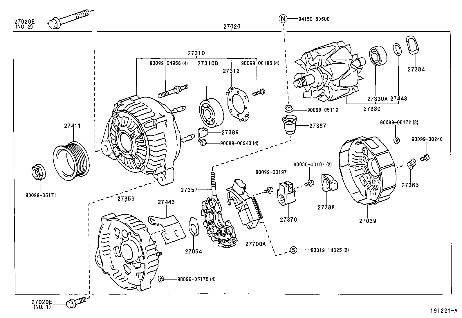  RAV4 |  ALTERNATOR