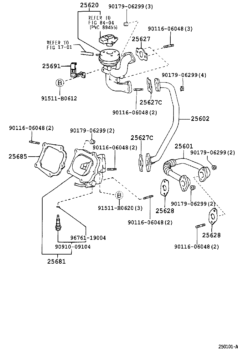  CAMRY |  EXHAUST GAS RECIRCULATION SYSTEM