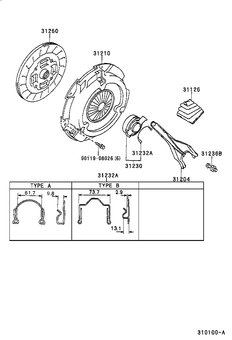  PICNIC |  CLUTCH RELEASE FORK