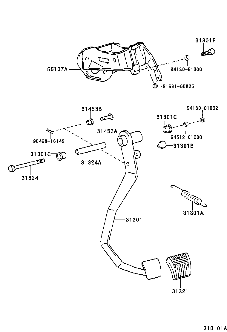  PICNIC |  CLUTCH PEDAL FLEXIBLE HOSE