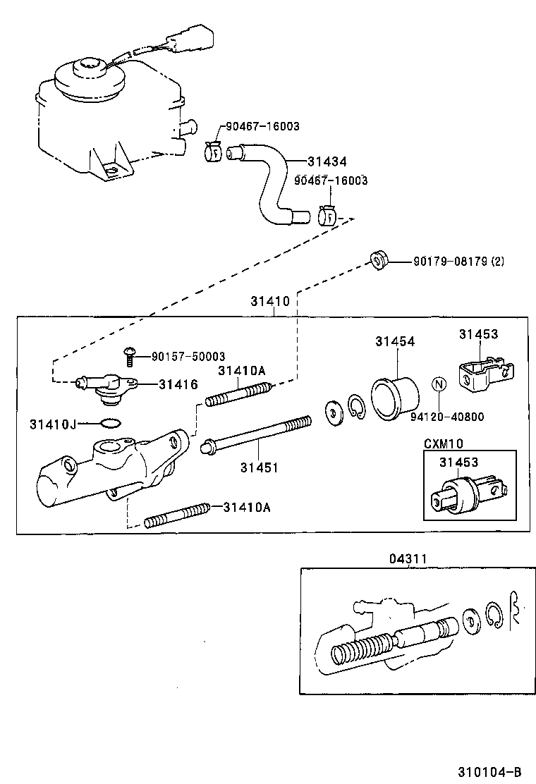  PICNIC |  CLUTCH MASTER CYLINDER