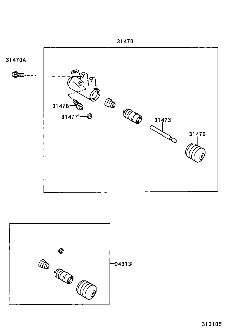  PICNIC |  CLUTCH RELEASE CYLINDER