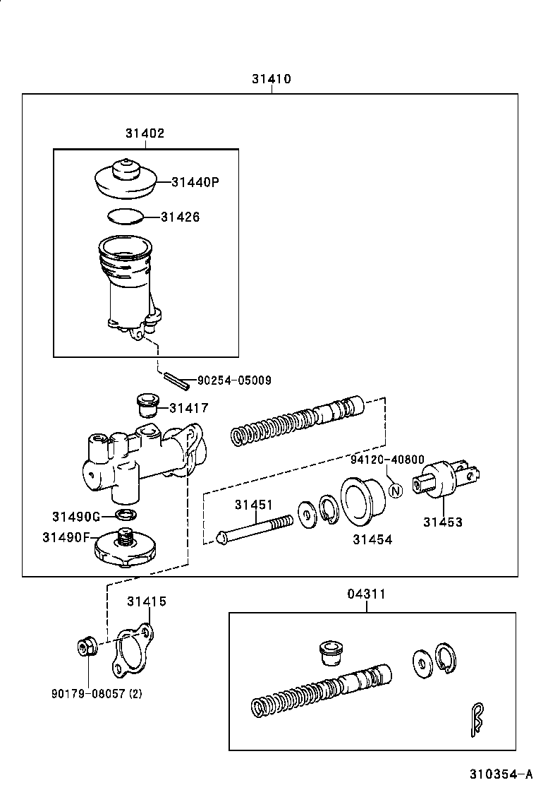  HILUX |  CLUTCH MASTER CYLINDER