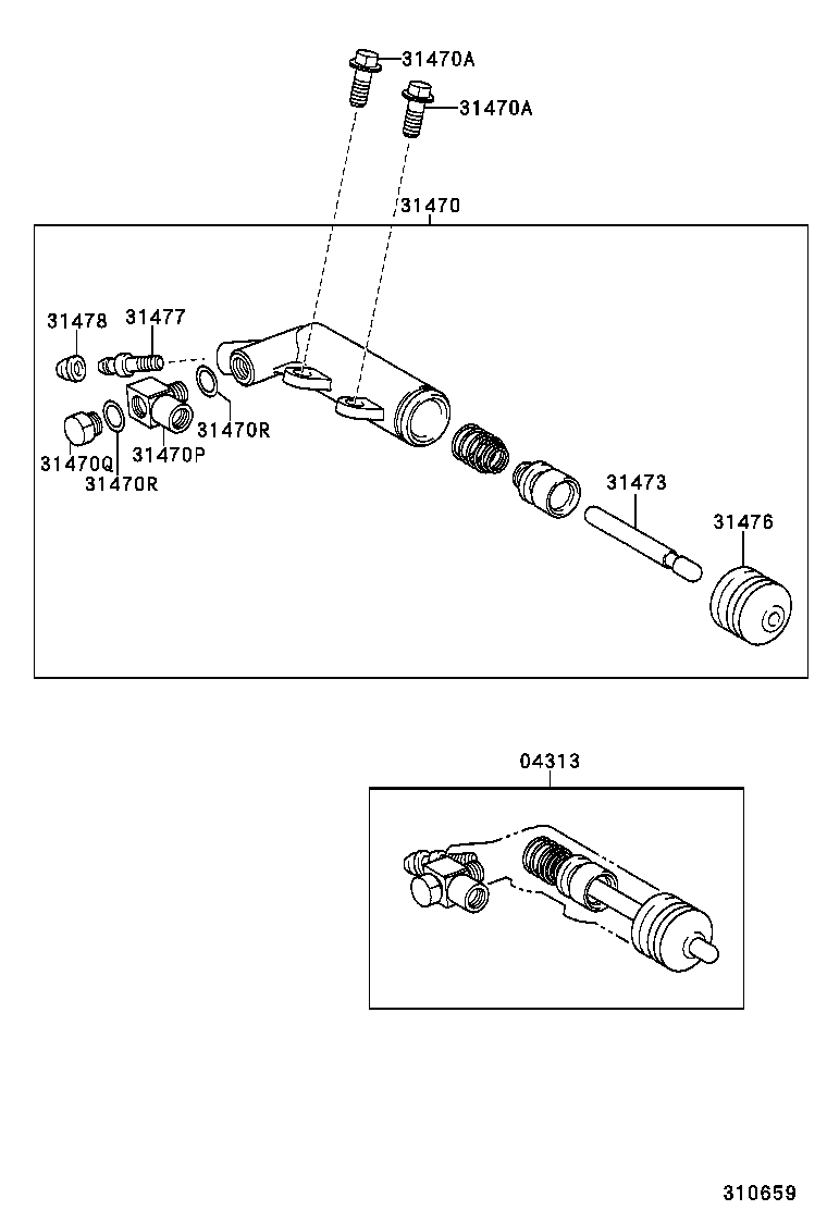  YARIS FRP |  CLUTCH RELEASE CYLINDER