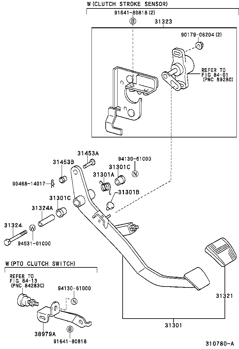  DYNA |  CLUTCH PEDAL FLEXIBLE HOSE