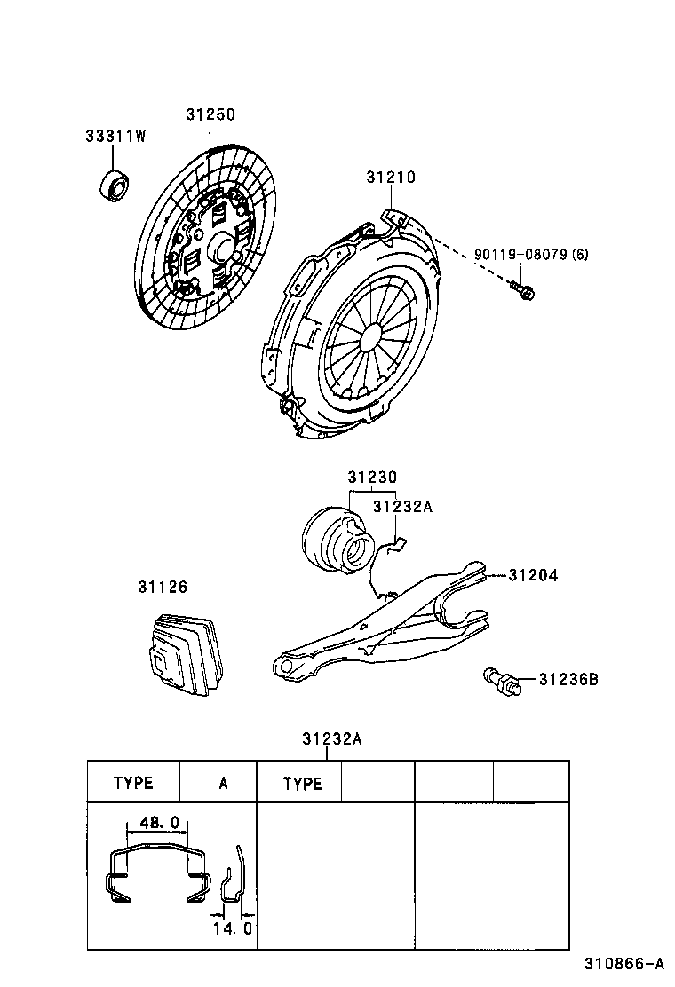  HILUX |  CLUTCH RELEASE FORK