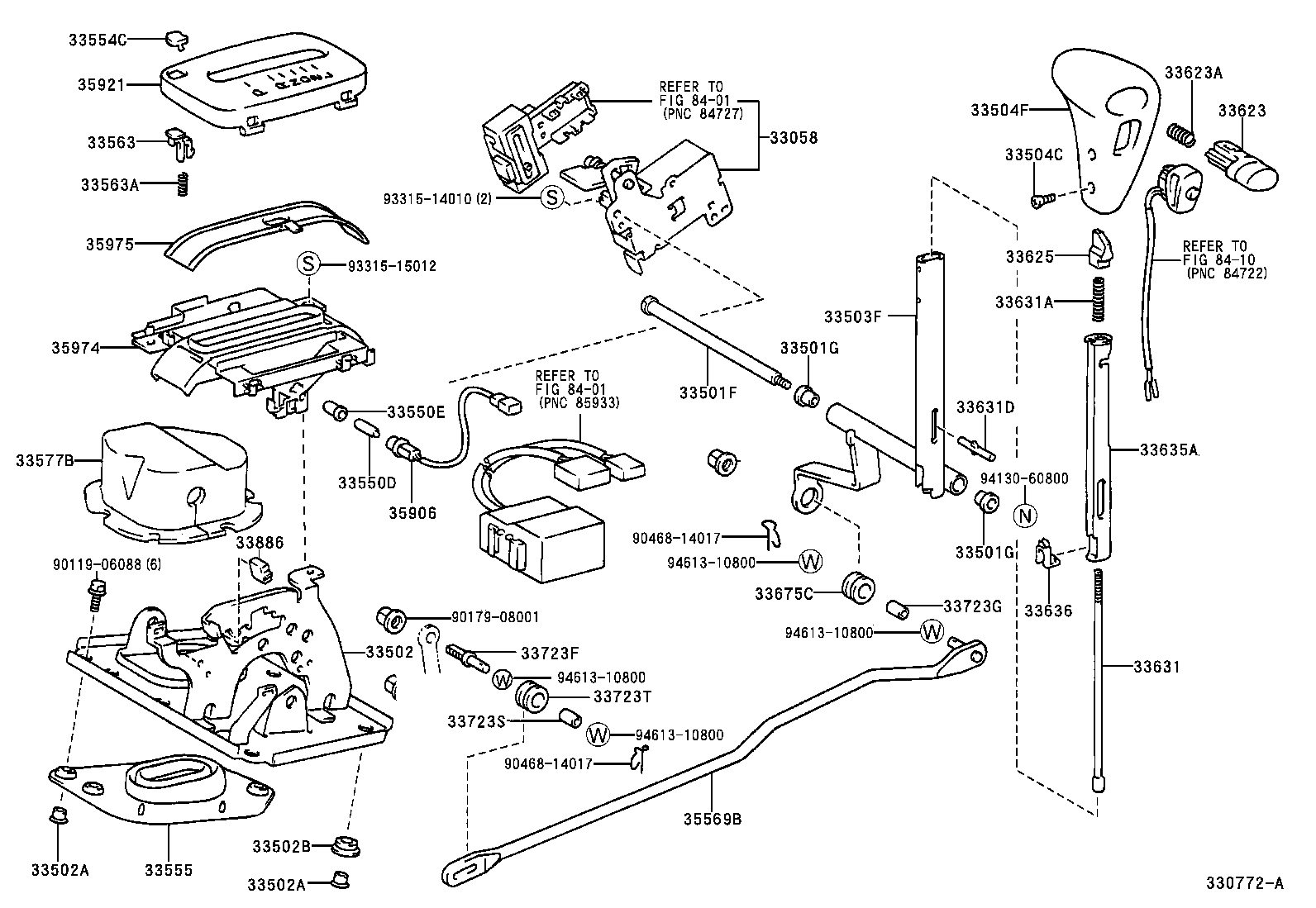  LAND CRUISER 100 |  SHIFT LEVER RETAINER
