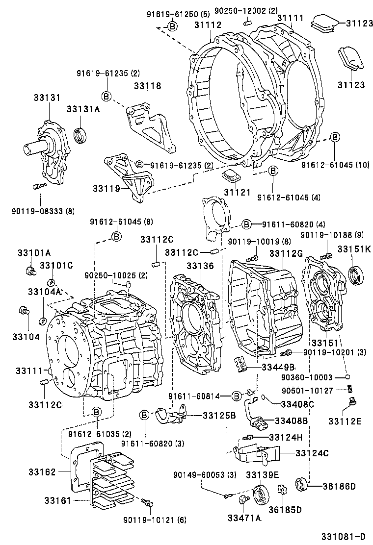  DYNA200 |  CLUTCH HOUSING TRANSMISSION CASE MTM