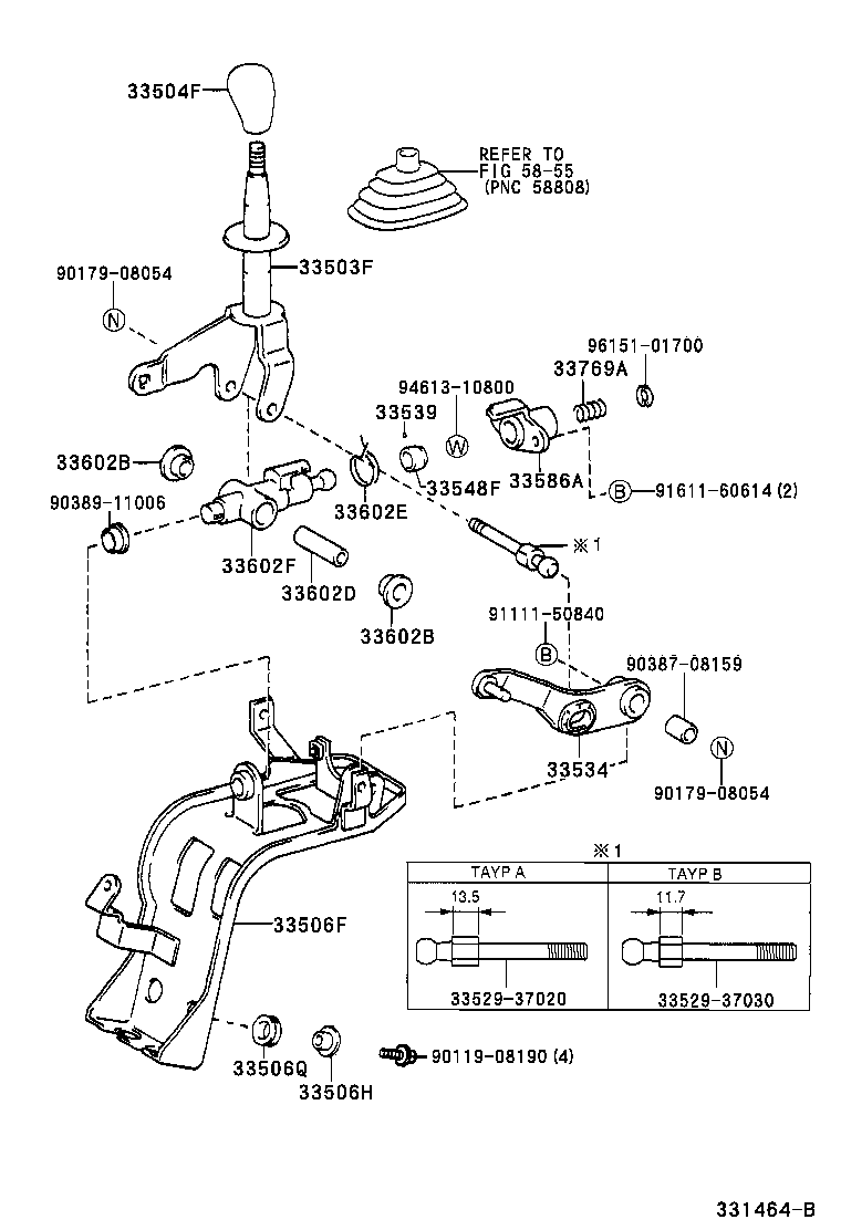 DYNA |  SHIFT LEVER RETAINER