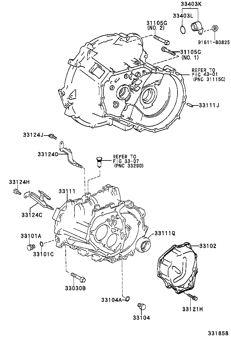  YARIS FRP |  CLUTCH HOUSING TRANSMISSION CASE MTM