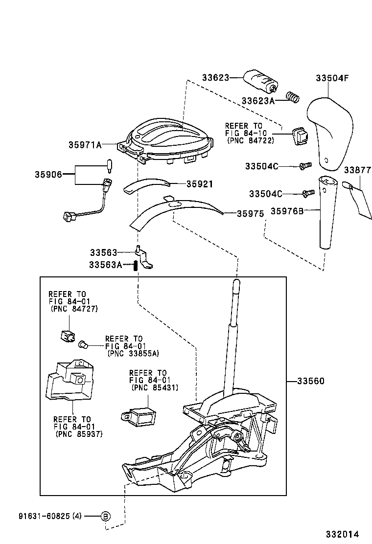  YARIS ECHO VERSO |  SHIFT LEVER RETAINER