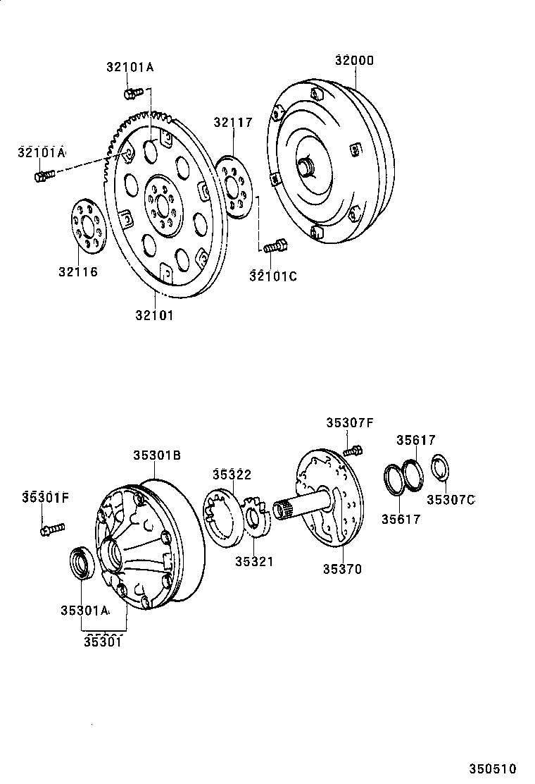  CENTURY |  TORQUE CONVERTER FRONT OIL PUMP CHAIN ATM