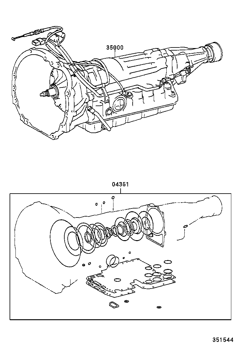  CENTURY |  TRANSAXLE OR TRANSMISSION ASSY GASKET KIT ATM