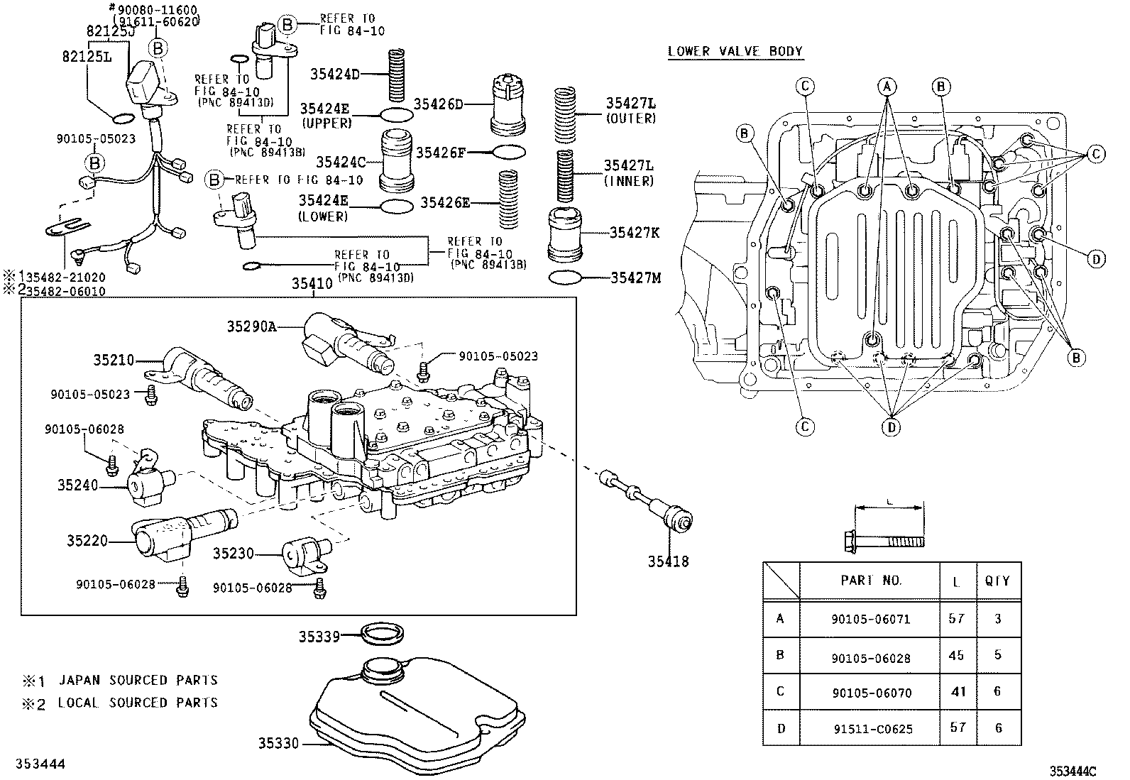  CAMRY |  VALVE BODY OIL STRAINER ATM