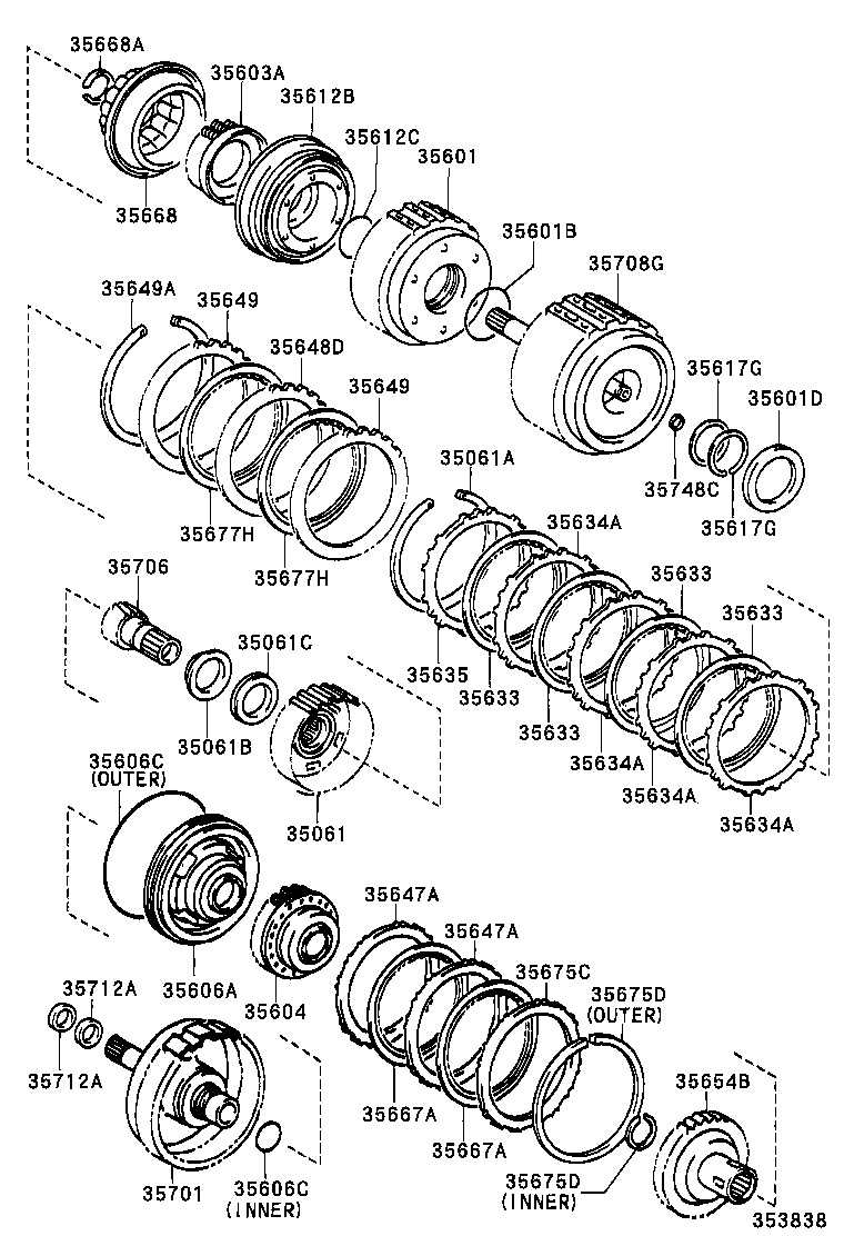  YARIS FRP |  BRAKE BAND MULTIPLE DISC CLUTCH ATM