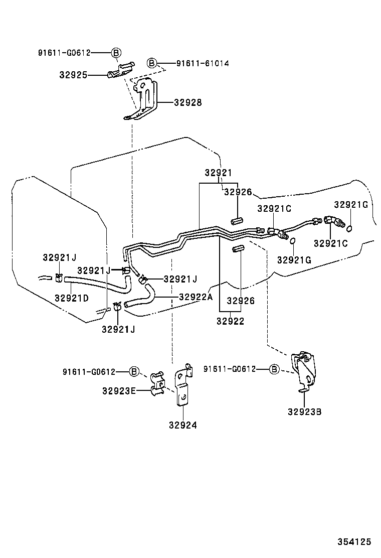  HILUX |  OIL COOLER TUBE ATM