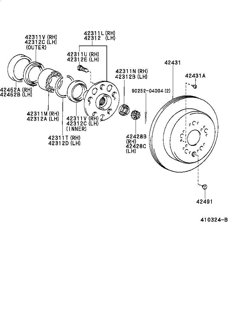  CENTURY |  REAR AXLE SHAFT HUB