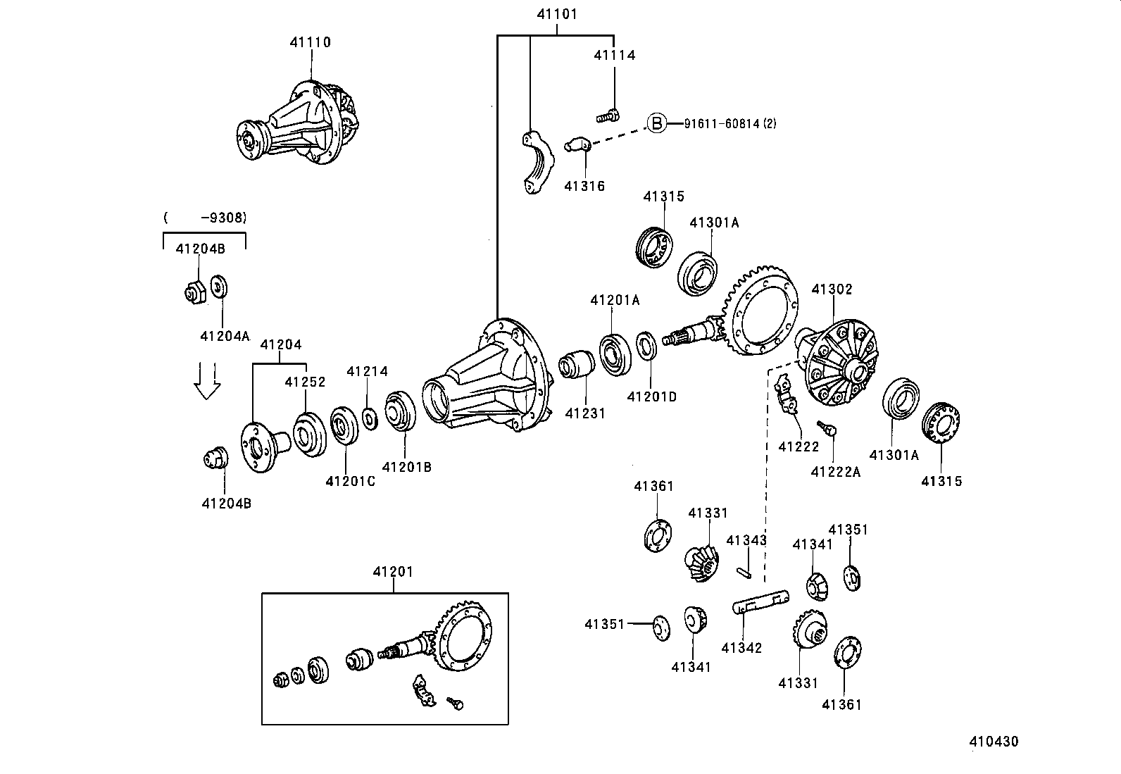  HILUX VWP |  REAR AXLE HOUSING DIFFERENTIAL