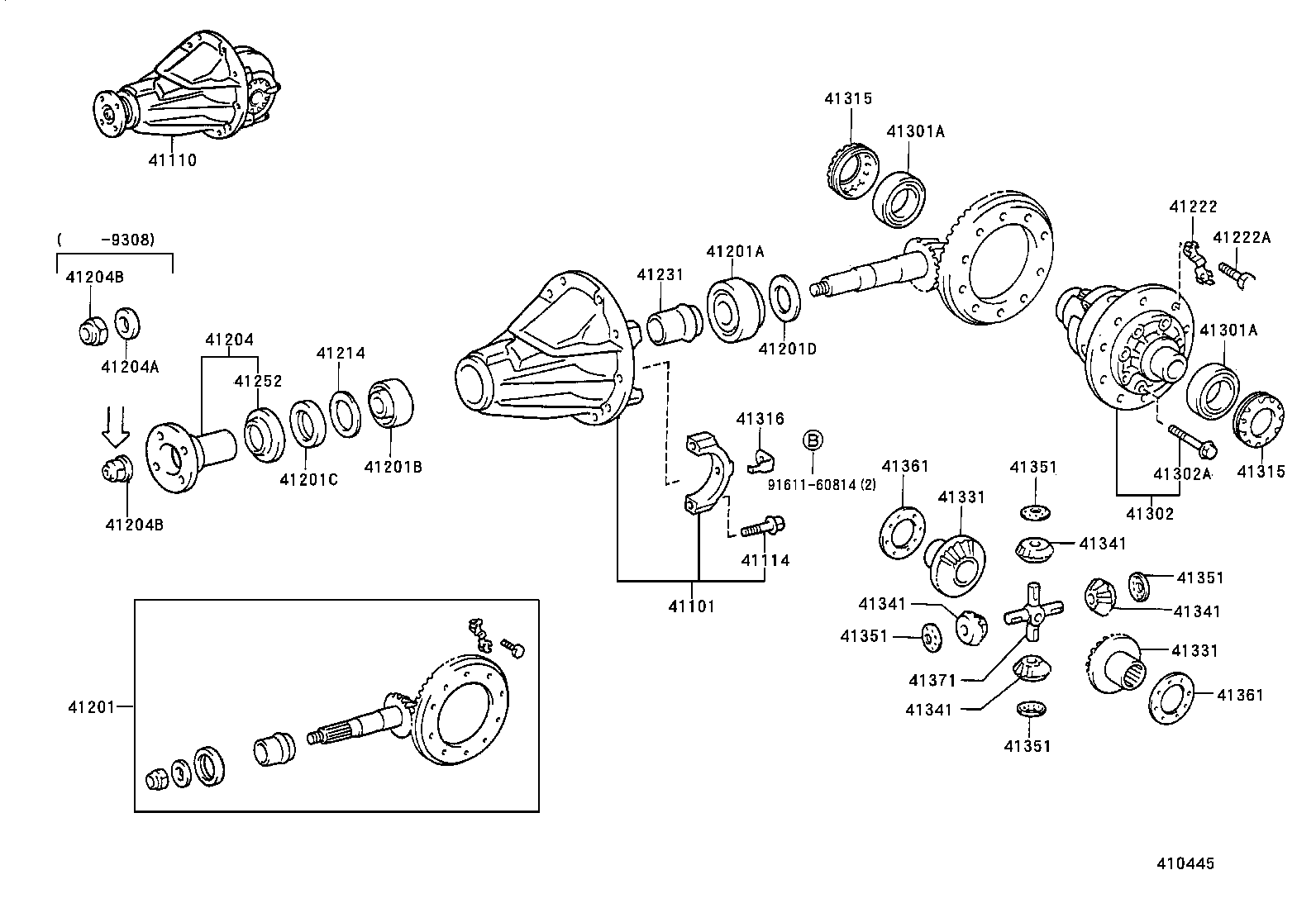  HILUX JPP |  REAR AXLE HOUSING DIFFERENTIAL