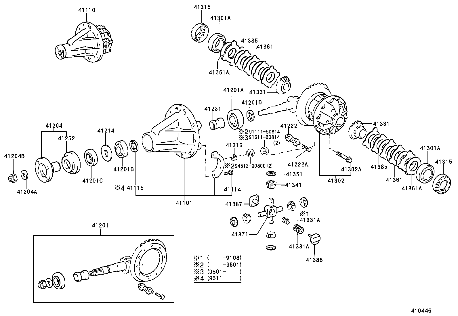  HILUX JPP |  REAR AXLE HOUSING DIFFERENTIAL