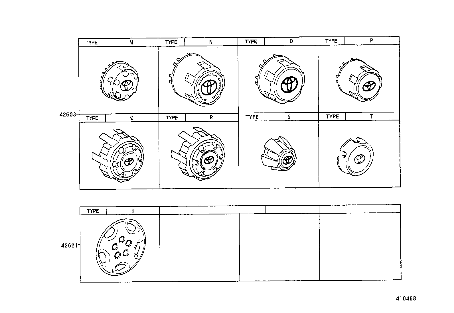  HILUX JPP |  DISC WHEEL WHEEL CAP