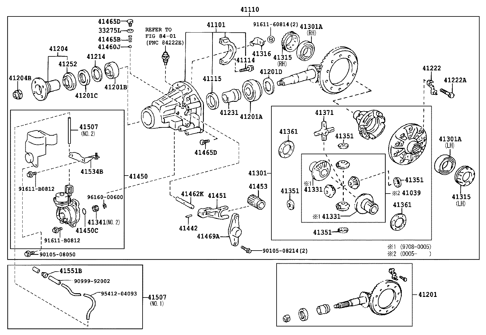  HILUX |  REAR AXLE HOUSING DIFFERENTIAL