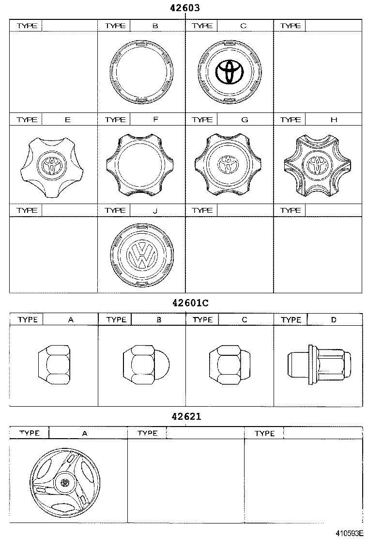  HILUX |  DISC WHEEL WHEEL CAP