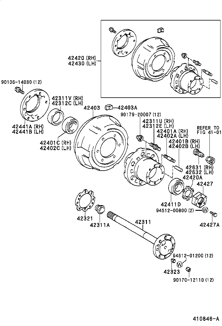  DYNA200 |  REAR AXLE SHAFT HUB