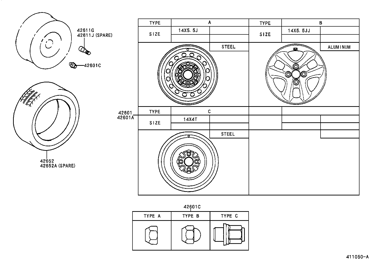  YARIS ECHO VERSO |  DISC WHEEL WHEEL CAP