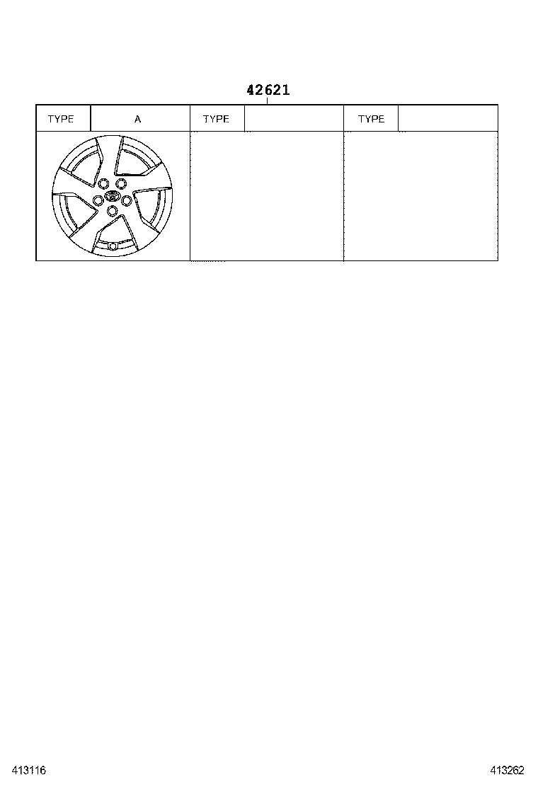  PRIUS PLUG IN HBD |  DISC WHEEL WHEEL CAP