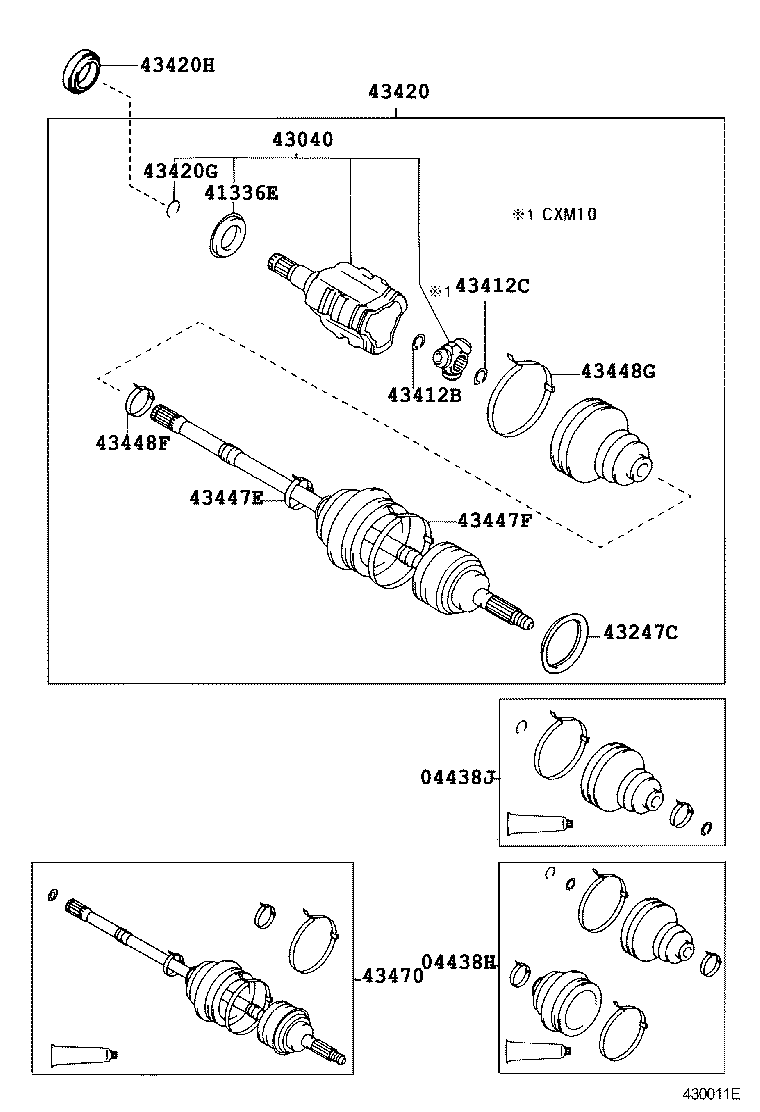  PICNIC |  FRONT DRIVE SHAFT