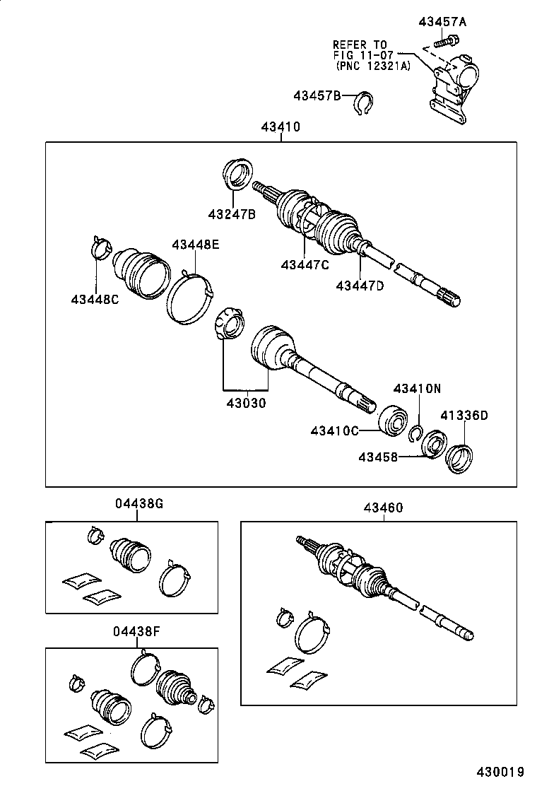  CAMRY JPP |  FRONT DRIVE SHAFT