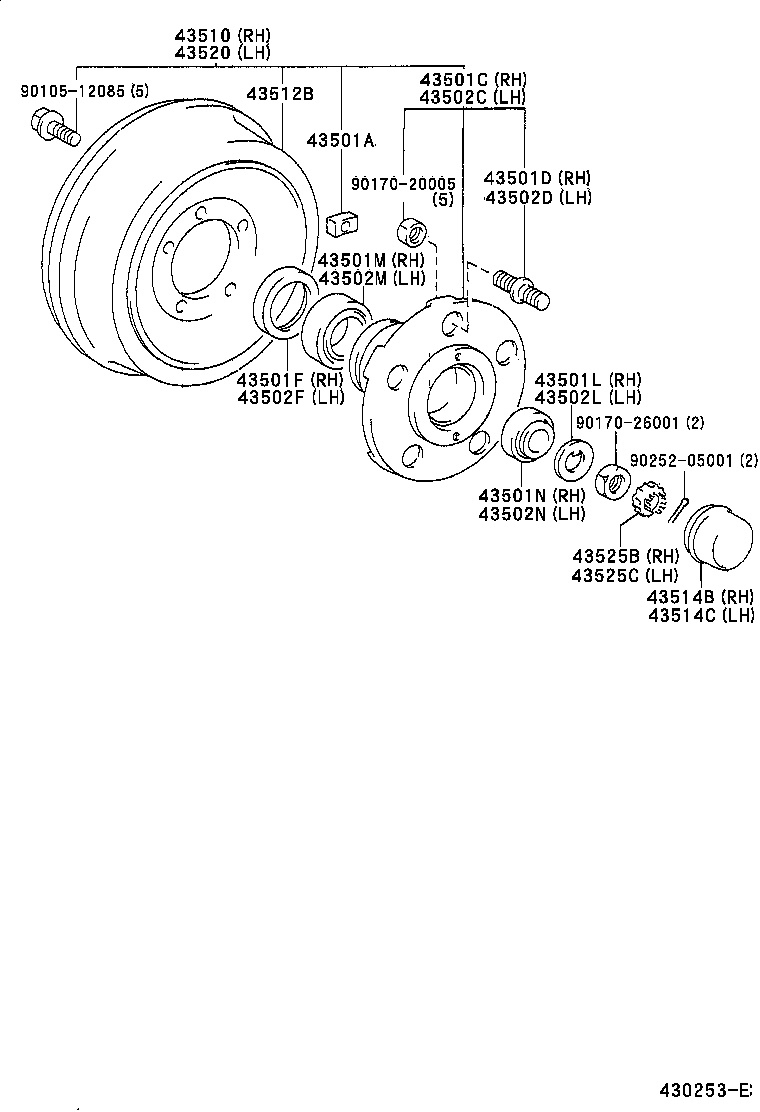  DYNA200 |  FRONT AXLE HUB