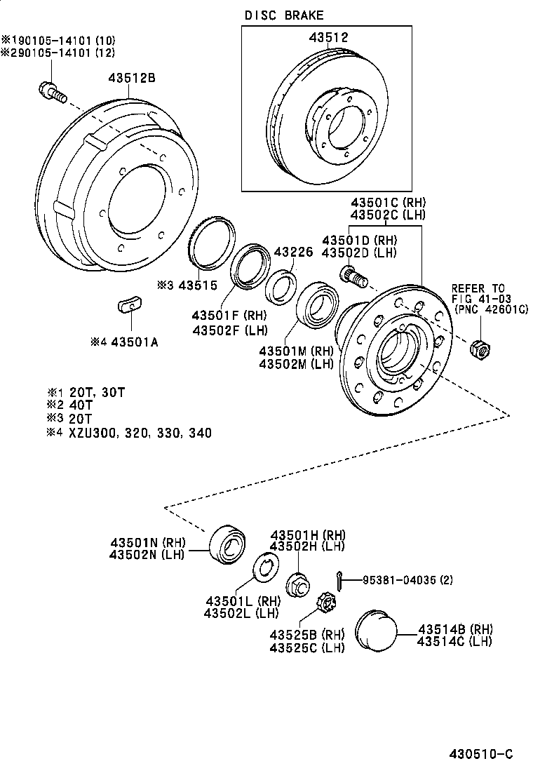 DYNA |  FRONT AXLE HUB