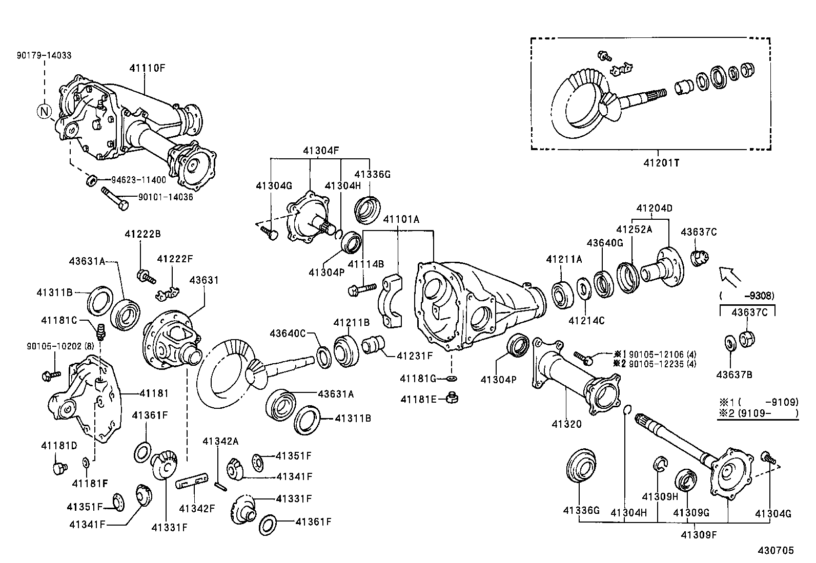  HILUX JPP |  FRONT AXLE HOUSING DIFFERENTIAL