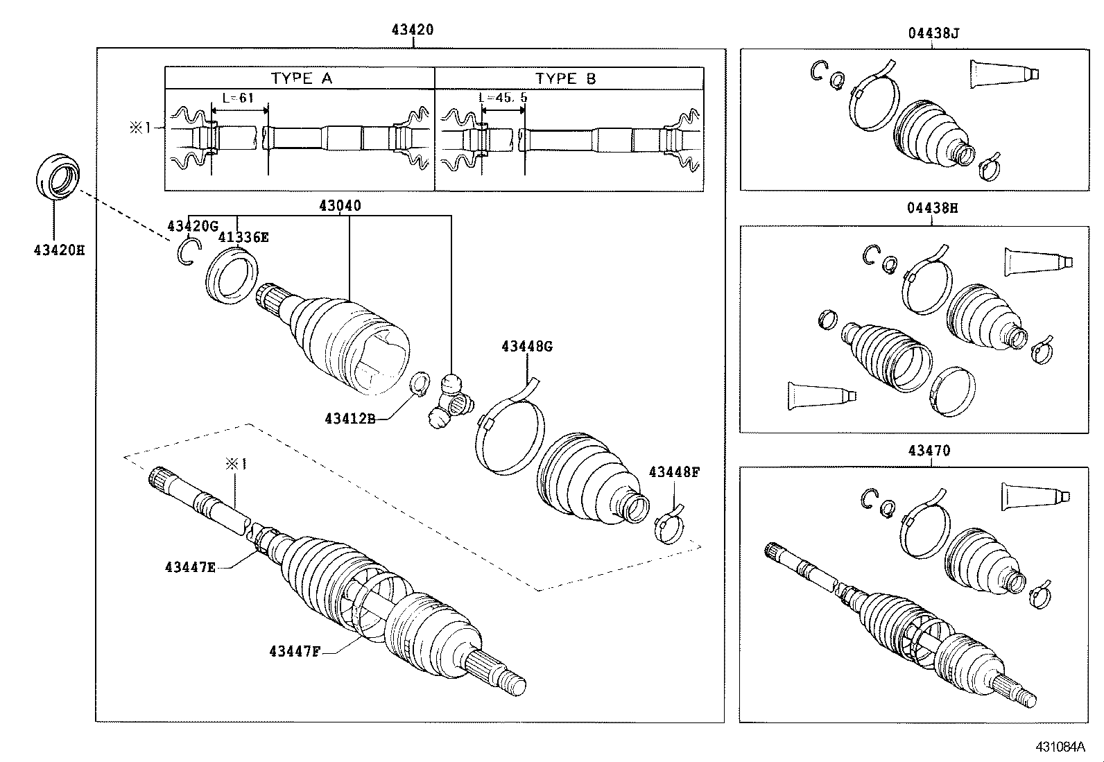  YARIS ECHO VERSO |  FRONT DRIVE SHAFT