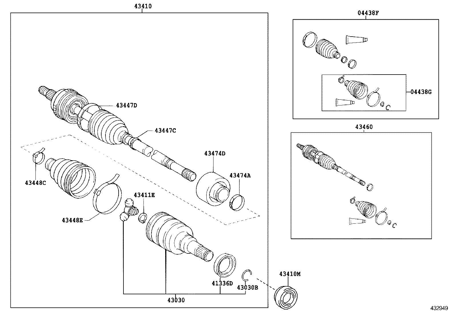 YARIS JPP |  FRONT DRIVE SHAFT