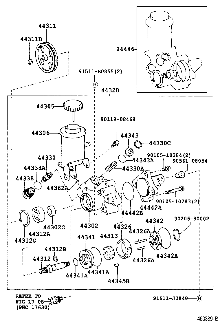  CENTURY |  VANE PUMP RESERVOIR POWER STEERING