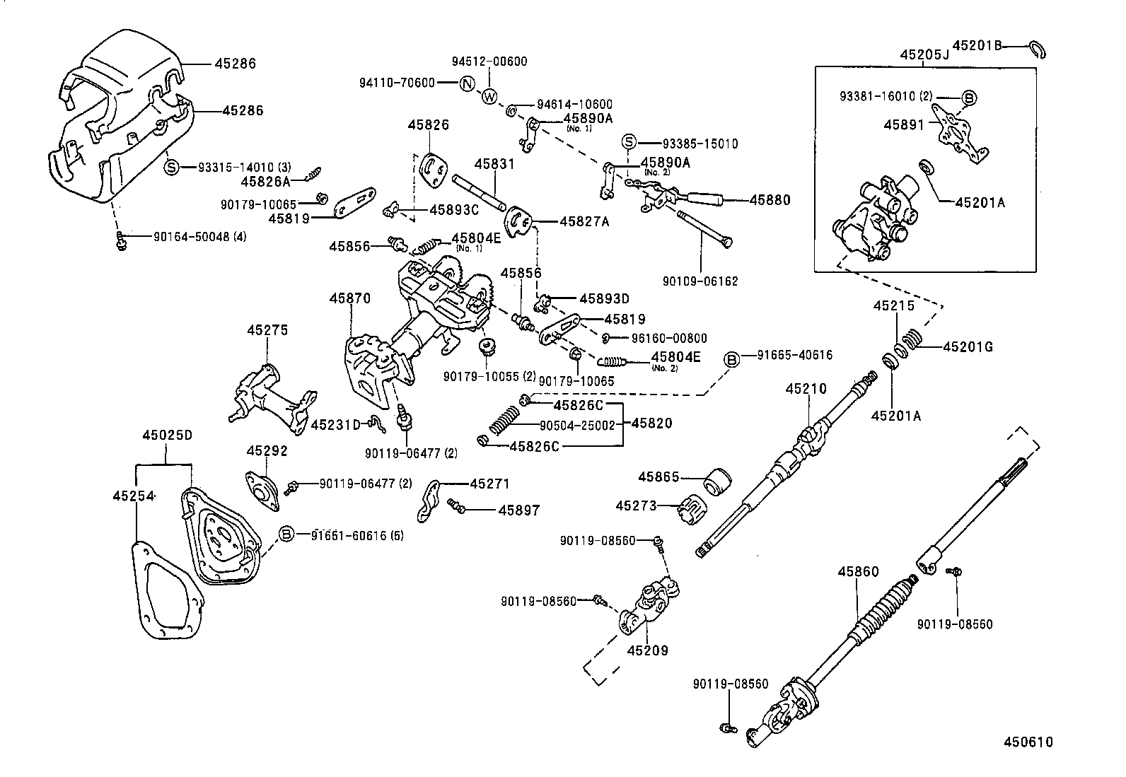  HILUX VWP |  STEERING COLUMN SHAFT