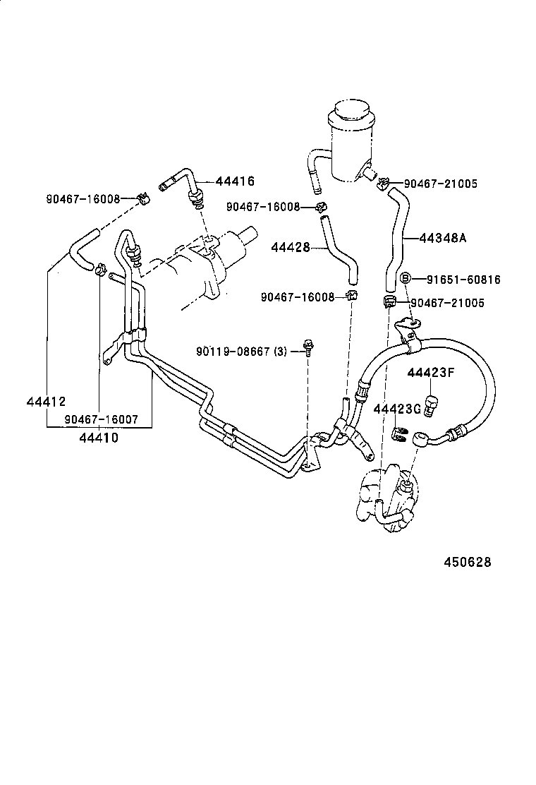  HILUX JPP |  POWER STEERING TUBE