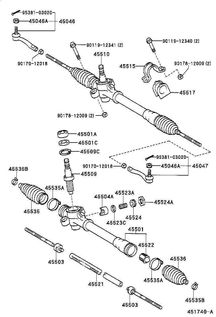  YARIS JPP |  FRONT STEERING GEAR LINK