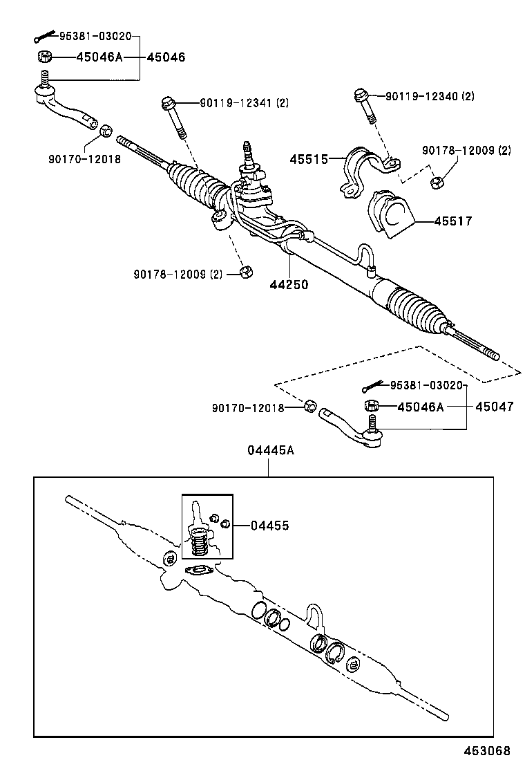  YARIS JPP |  FRONT STEERING GEAR LINK