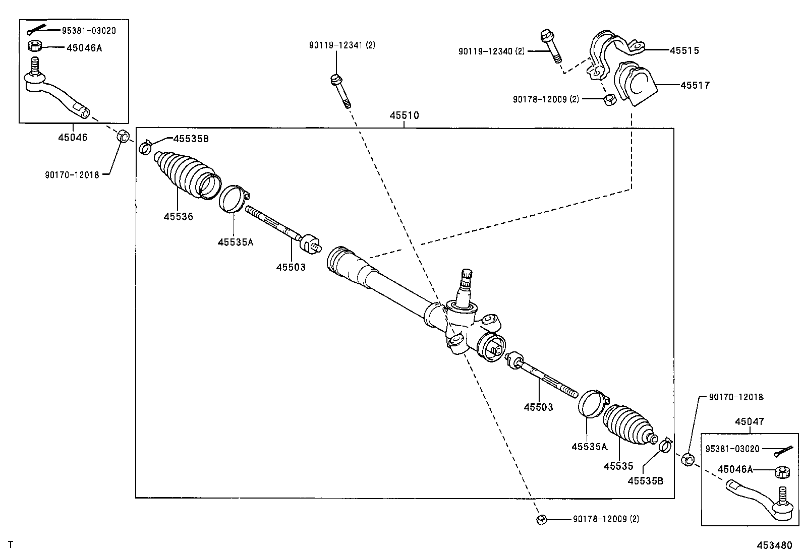 YARIS JPP |  FRONT STEERING GEAR LINK