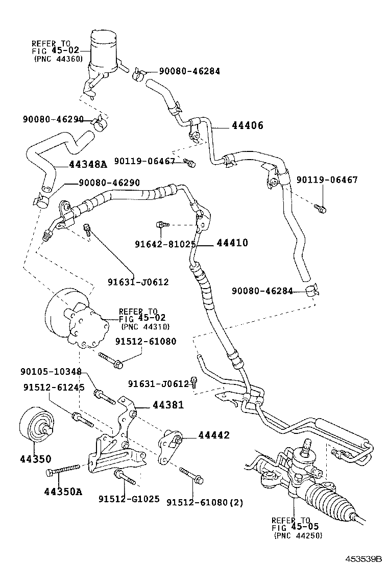  AVENSIS |  POWER STEERING TUBE