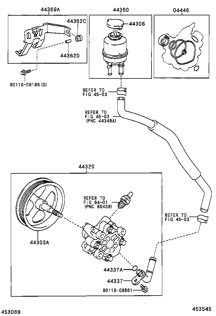  PREVIA TARAGO |  VANE PUMP RESERVOIR POWER STEERING