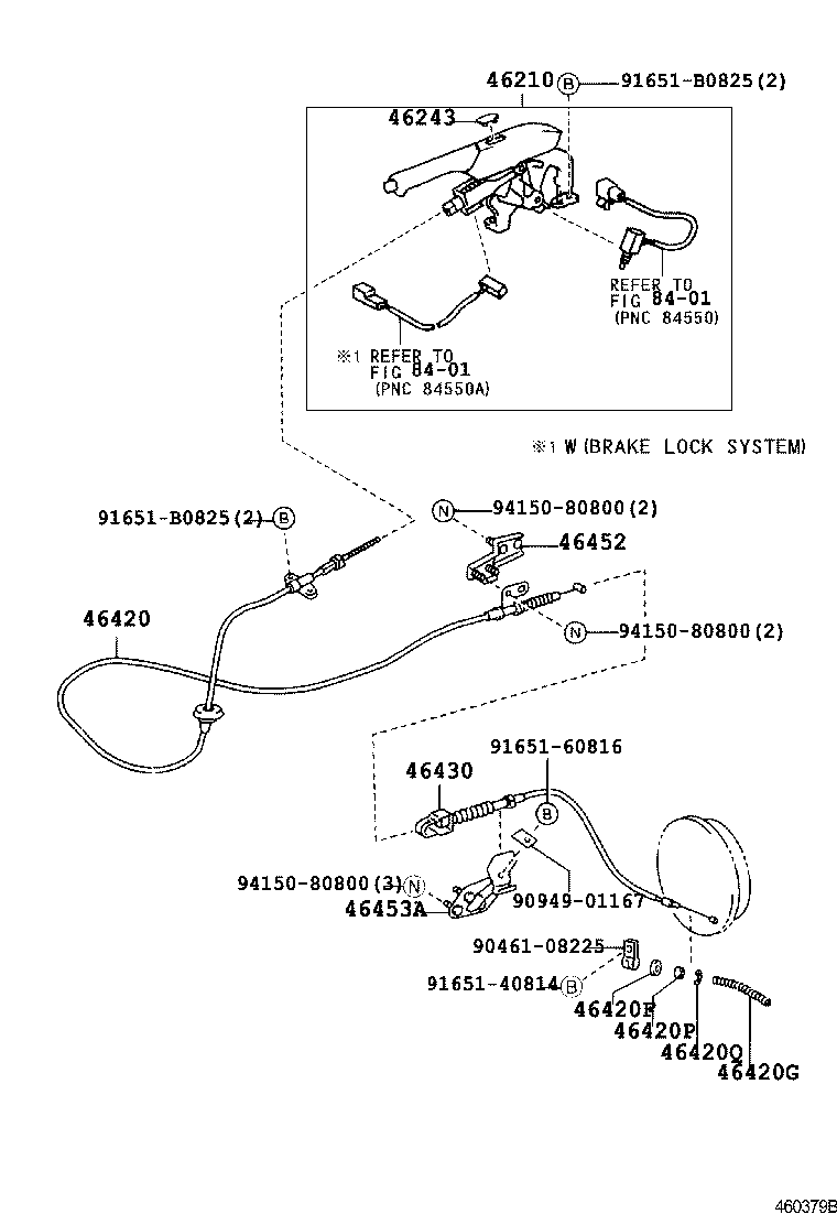  DYNA |  PARKING BRAKE CABLE