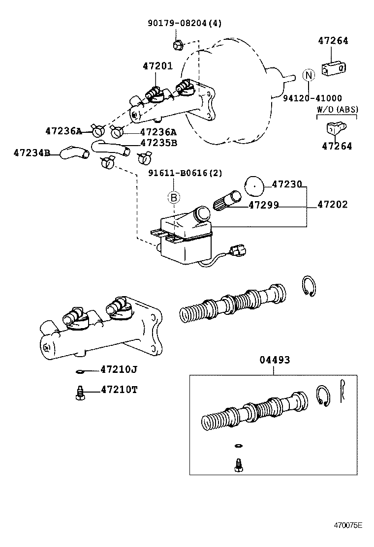  HIACE VAN COMUTER |  BRAKE MASTER CYLINDER