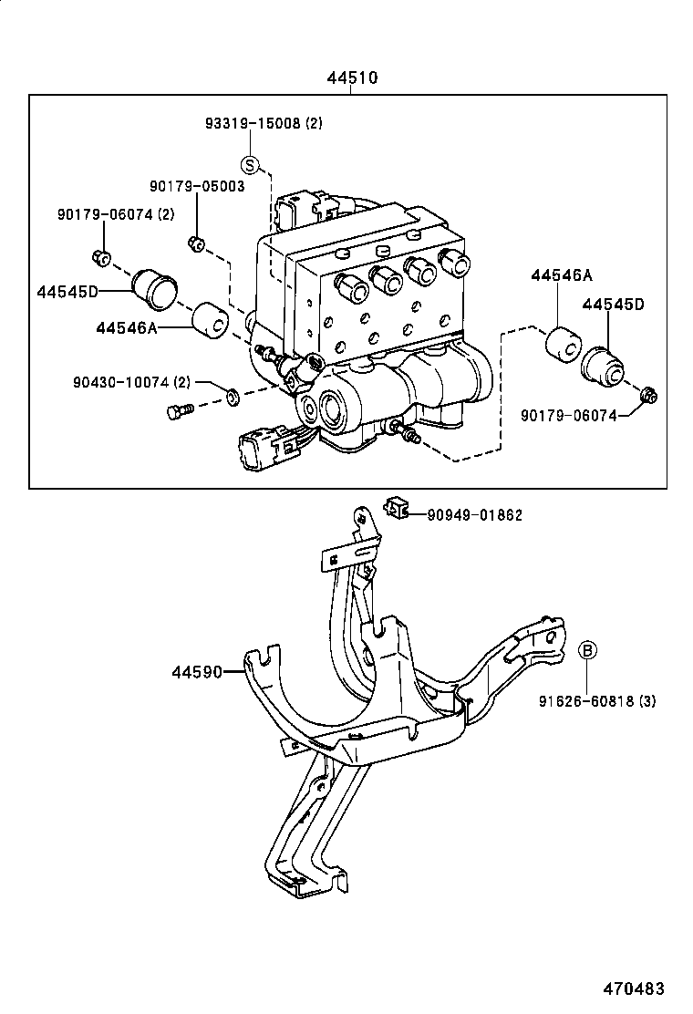  RAV4 |  BRAKE TUBE CLAMP