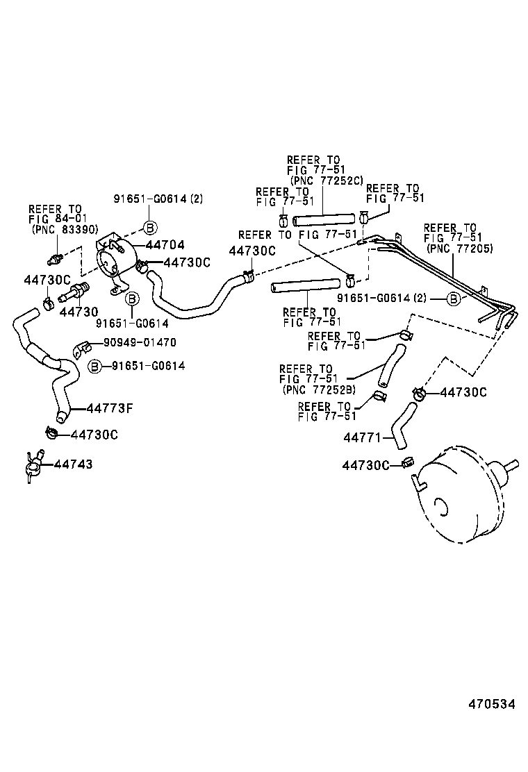  HILUX JPP |  BRAKE BOOSTER VACUUM TUBE
